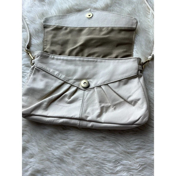 excel Off-white crossbody over shoulder Handbag Purse - Picture 2 of 7